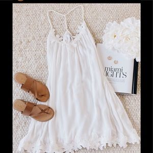 Lush Lily Love Ivory Shift Dress